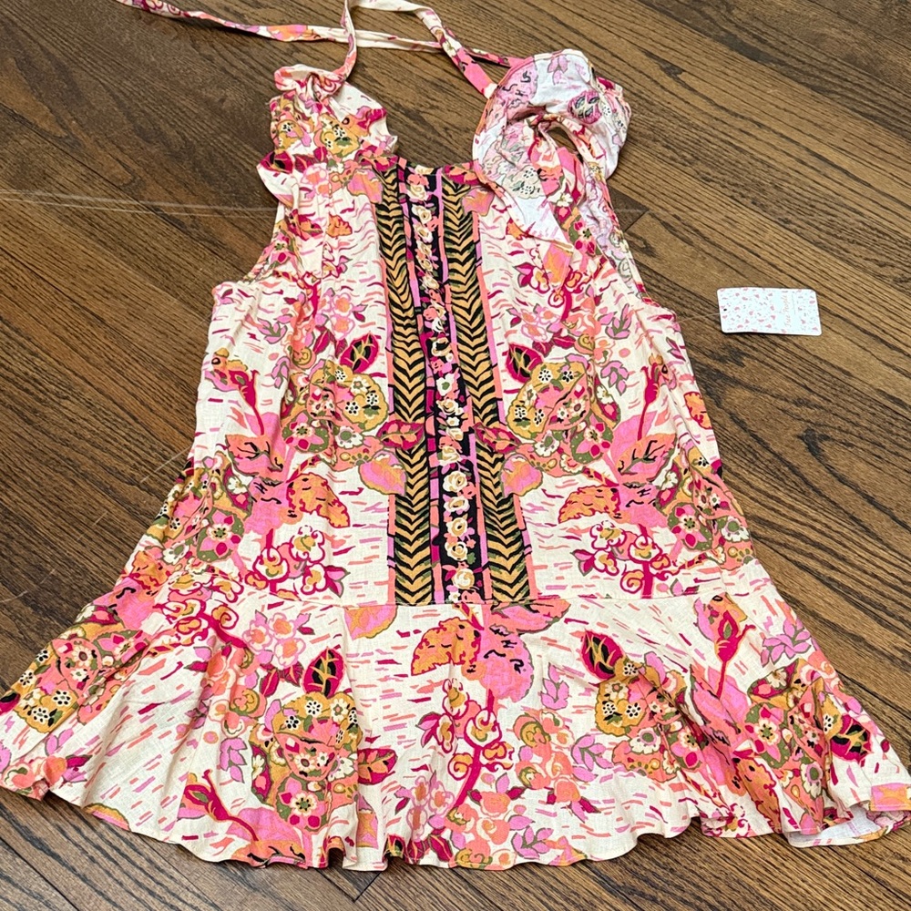 Free People  floral tunics Pink size XS NWT